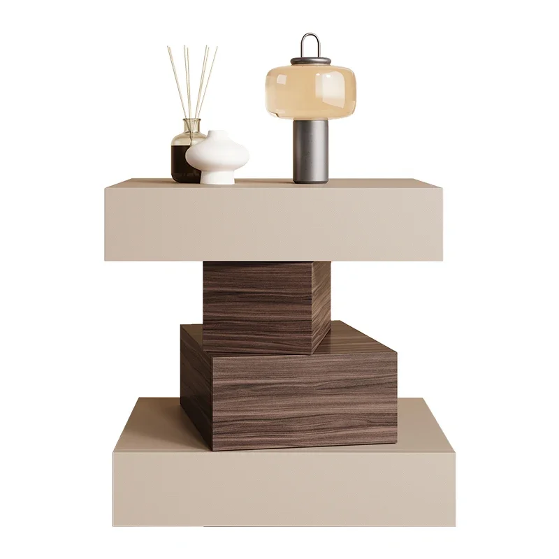 

LJY*Italian solid wood bedside table simple modern mini complete simple personalized bedside table