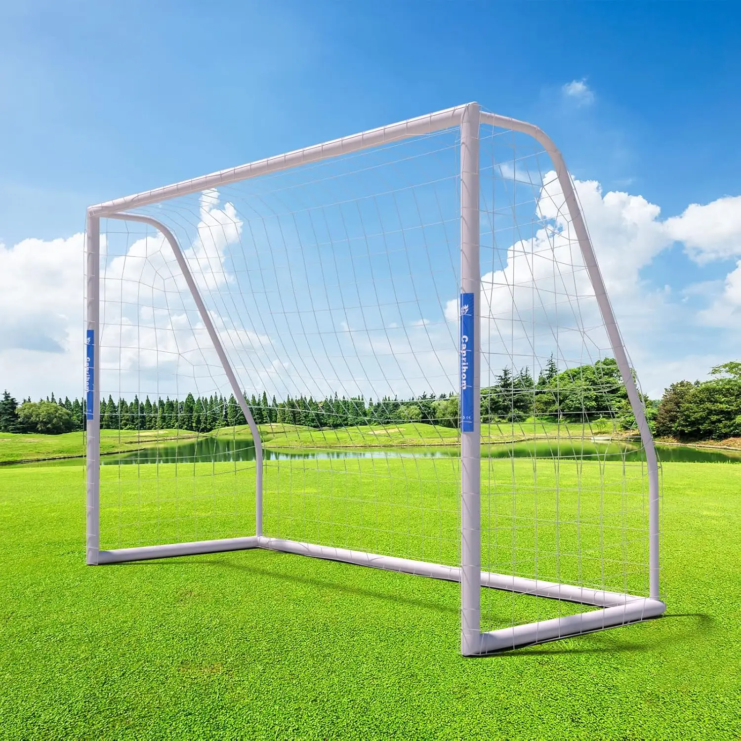 Goal for Backyard12x6/10x6.5/8x5/6x4 Soccer Net Backyard Portable Soccer Goals Post Traing Equipment for All Ages, Weathe