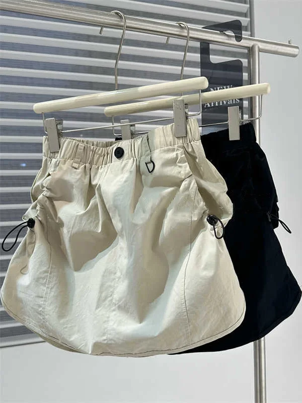 

Summer Women's A-Line Workwear Skirt High Waist Anti-Light Walking Hot Girl Bodycon Short Skirt Korean Style Commute