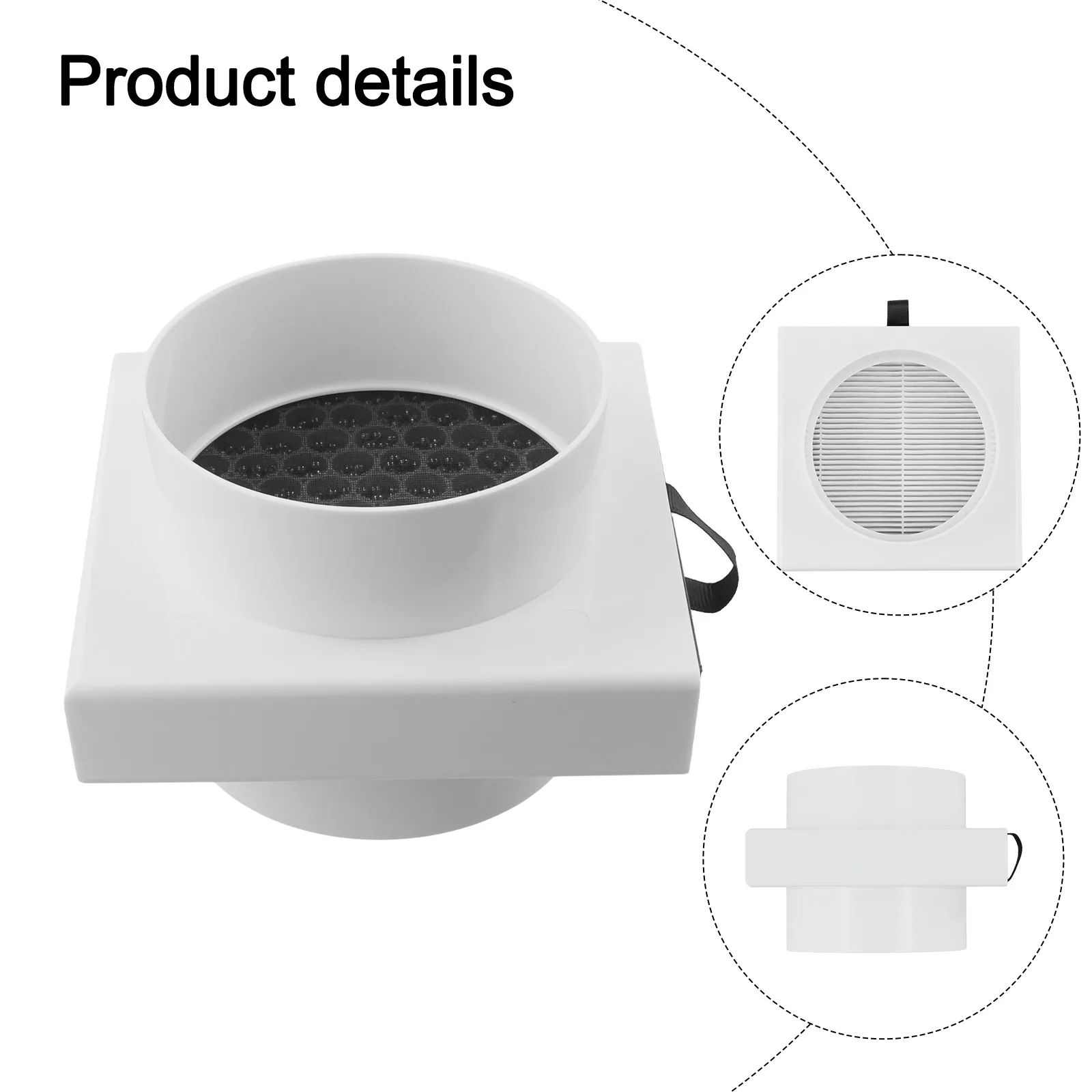160mm-高効率エアフィルター配管システム-エアフィルター-低メンテナンス要件-活性炭複合フィルター