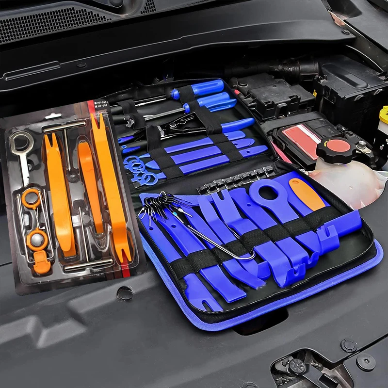 Auto Interior Disassembly Kit Car Plastic Trim Removal Tool for Trim Clip Pliers Fastener Remover Pry Hand Tools Kit