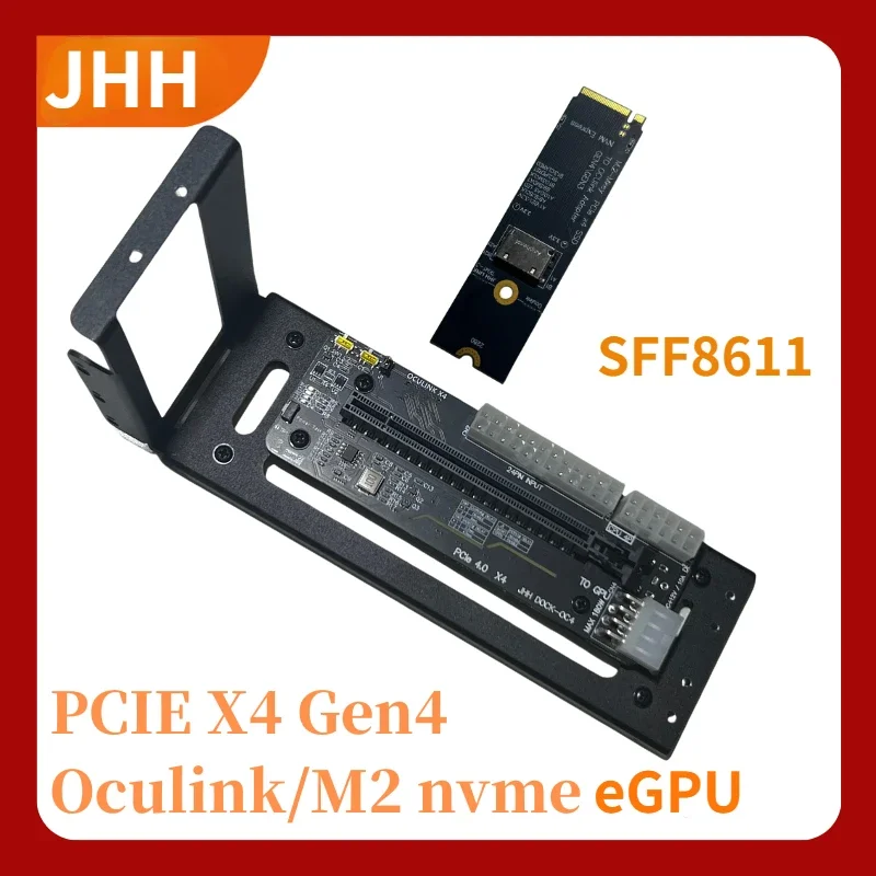 

Laptop eGPU SFF8611 Oculink/M.2 NVMe External Graphics Card GPU Dock PCIE 4.0X4 Gen4 Notebook GDP NUC ATX Expansion Card Adapter