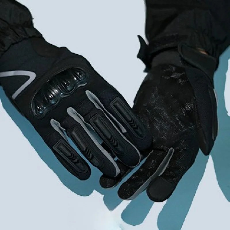 

Мотоциклетные перчатки для верховой езды, полный палец, сенсорный экран, амортизация, фитнес-броня, четыре сезона, трехмерный внедорожный мотоцикл