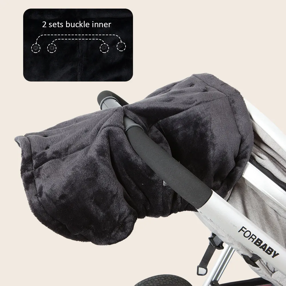 Winter Gloves For Maternity Mommy Baby Stroller Gloves With Phone Pocket Tissue Bag Windproof Hand Guard Warm Antifreeze Mittens