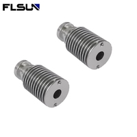 2PCS/LOT Original FLSUN 3D Printer Parts SR/Q5/QQ-S Pro V6 Heat Dissipation Pipe Suit Cooling Tube Radiator For Extrusion Head