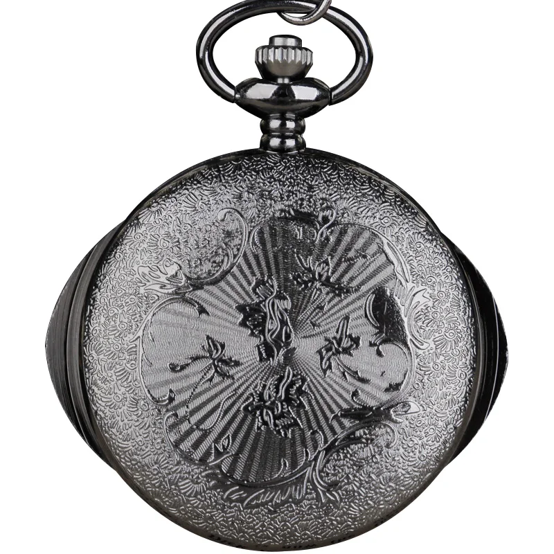 Orologio da tasca al quarzo vintage occhio di Agamotto in bronzo, gioielli, collana con ciondolo, catena, regali per uomini e donne