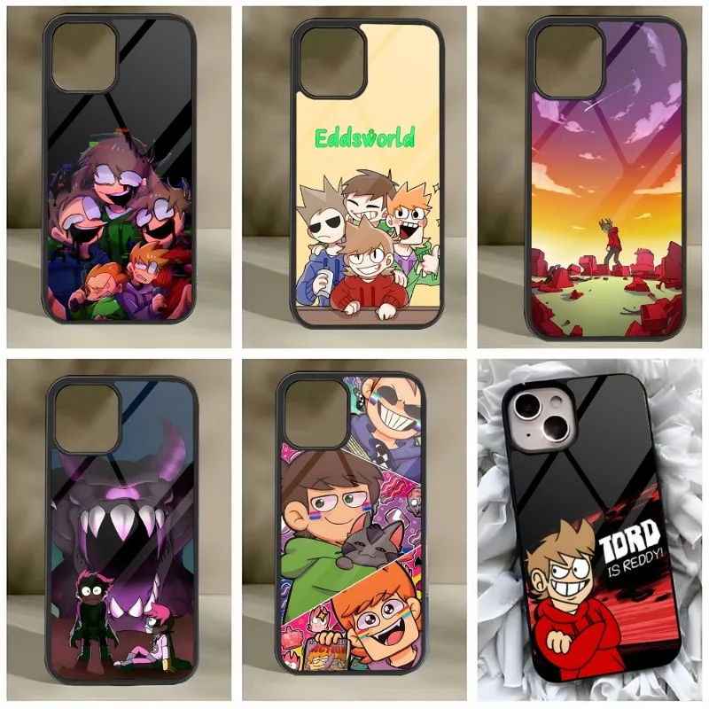 Eddsworld чехол для телефона ПК + ТПУ для Iphone Apple 12 Pro Max 14 13 11 Mini 6S 7 8 Plus X Xs XR 2020 Противоударная задняя крышка