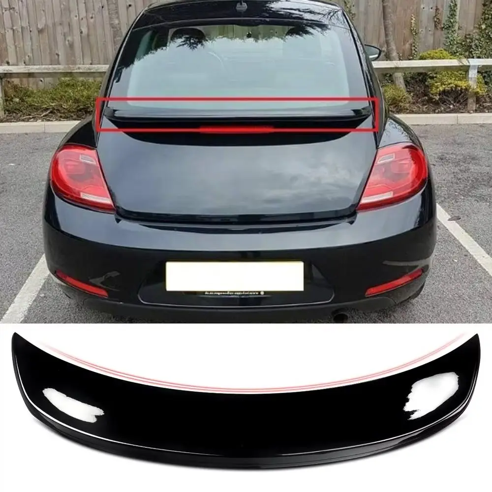 

FOR VW BEETLE GLOSS BLACK REAR TRUNK SPOILER WING LIP 2011 2012 2013 2014 2015 2016 2017 2018 MODEL OE STYLE Rear Trunk Spoiler