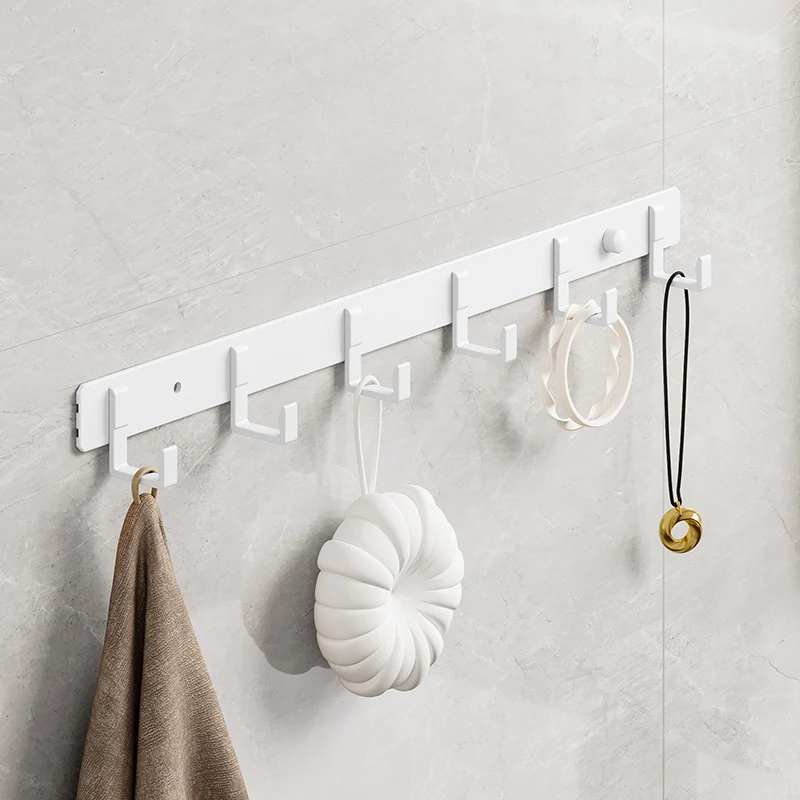 Hook White Towel Hook For Bathroom Clothes Coat Hook Bedroom Robe Hook Livingroom Kitchen Accessori