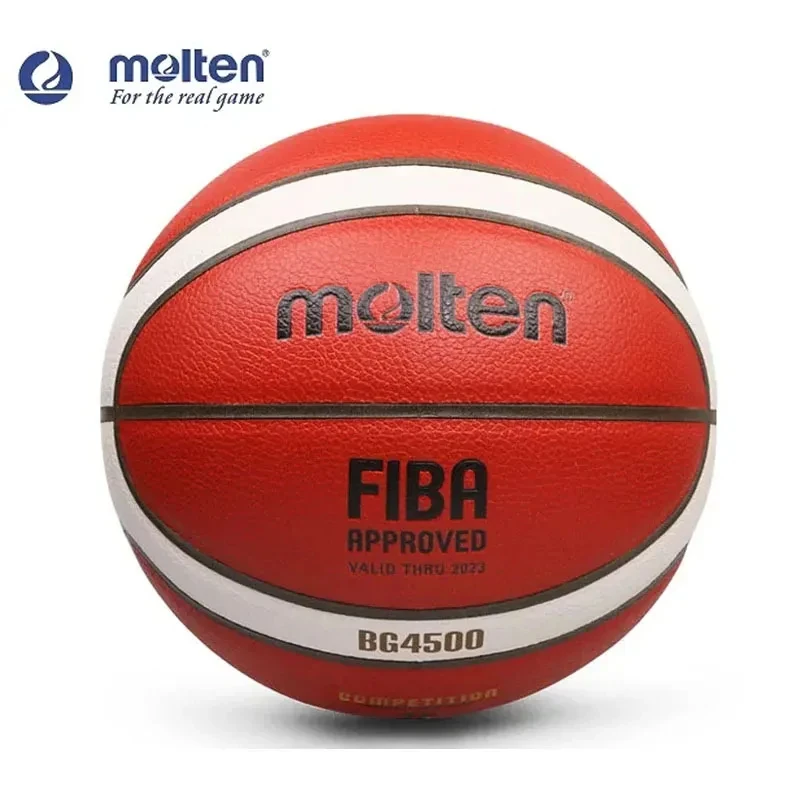 BG4500-Molten Leder Basket bälle Größe 7 \ 6 offizielle Match Indoor Sandard Basketball für Jugend Frauen Mann Bälle frei Luftpumpe Tasche