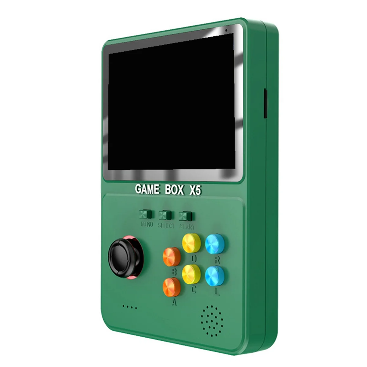 Portable X5 Handheld Game Player 4.0Inch 640 X 480 PixelsVideo Game Console Gifts for Kids-Green