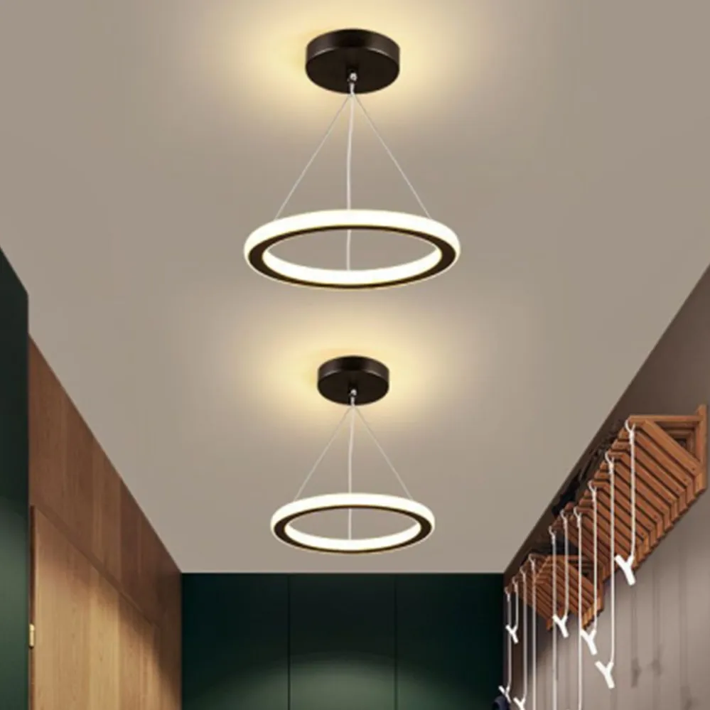 

LED Ceiling Lamp 3color in one lamp Modern Style Chandelier Bedroom Light Surface Installation AC85-265V aisle Dining Room Lamp