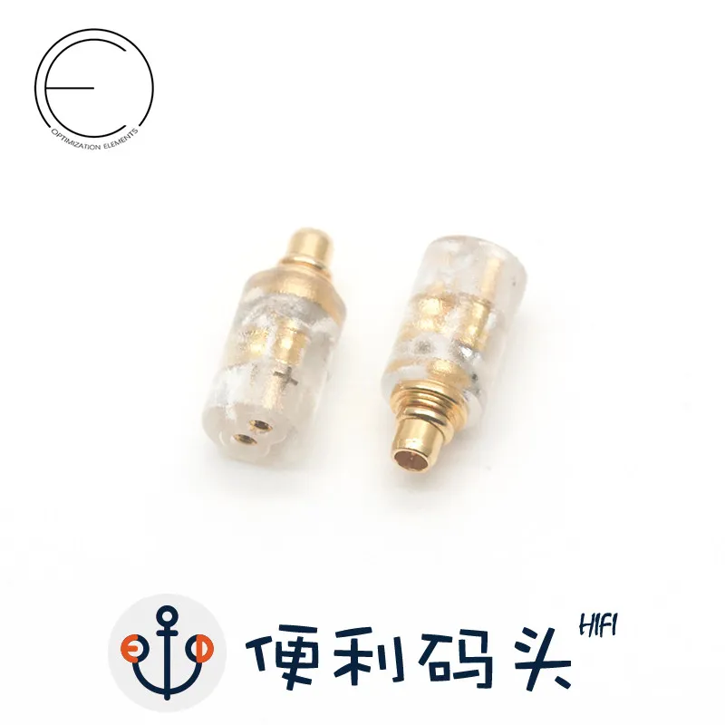 OE Audio mmcx 0.78 3.5 adapter pin Shure Water Moon Rain T1 conversion straight/elbow
