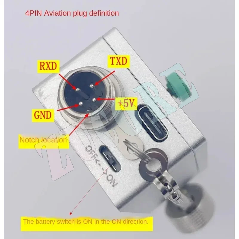 RF Power Meter V7 N- Type-C USB High Performance Full-Band RF Circuit Development Network Serial Communication