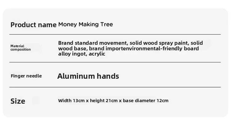 Desktop ornament creative living room clock pendulum desktop clock