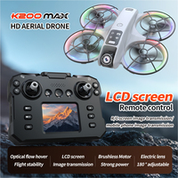 New K200max Mini Drone With Screen 4K Hover Camera Pocket Coloful Lighting Dron Rc Plane Quadcopter RC Gift