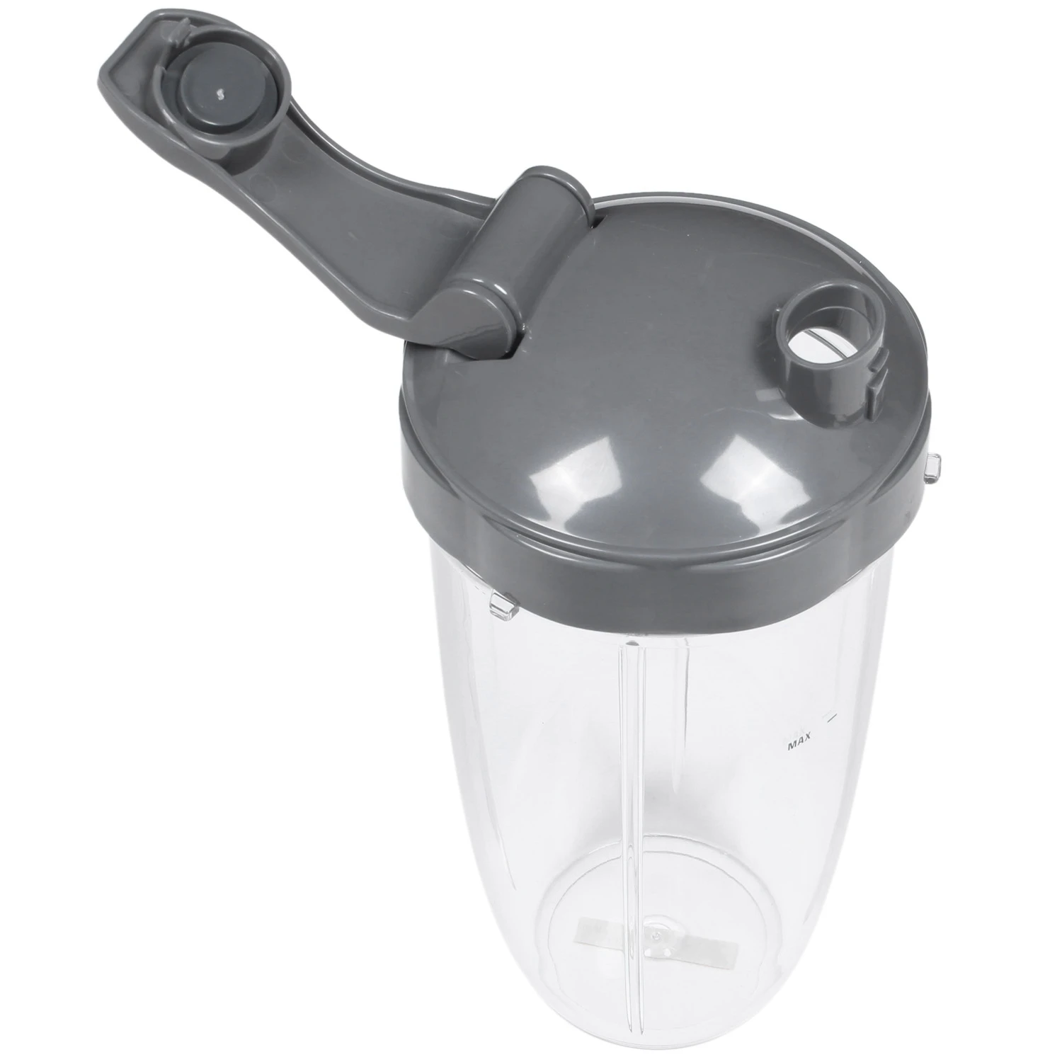 뉴트리빌렛 교체 컵 32온스 교체 컵 (플립 탑 뚜껑 포함) 뉴트리빌렛 600W 및 프로 900W 블렌더용 (2개입)