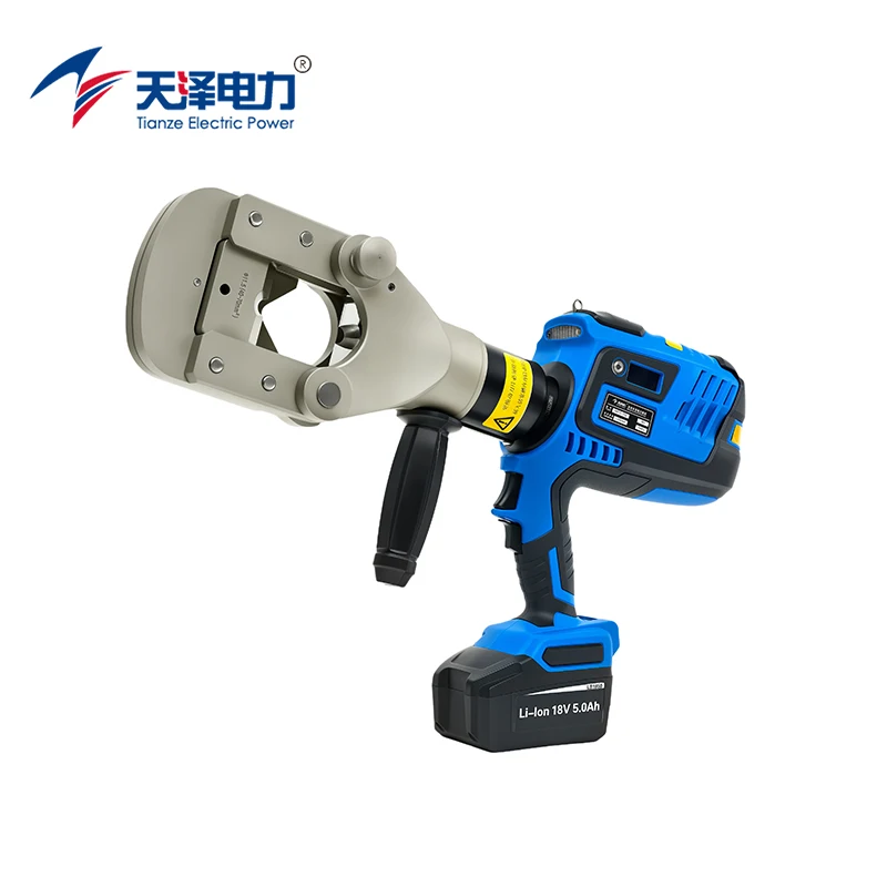 NBTC-752 Battery Powered Hydraulic ACSR Cable Cutter 110KN Cordless AL/ST Conductor Aluminum Layer Stripping Cutting Tool