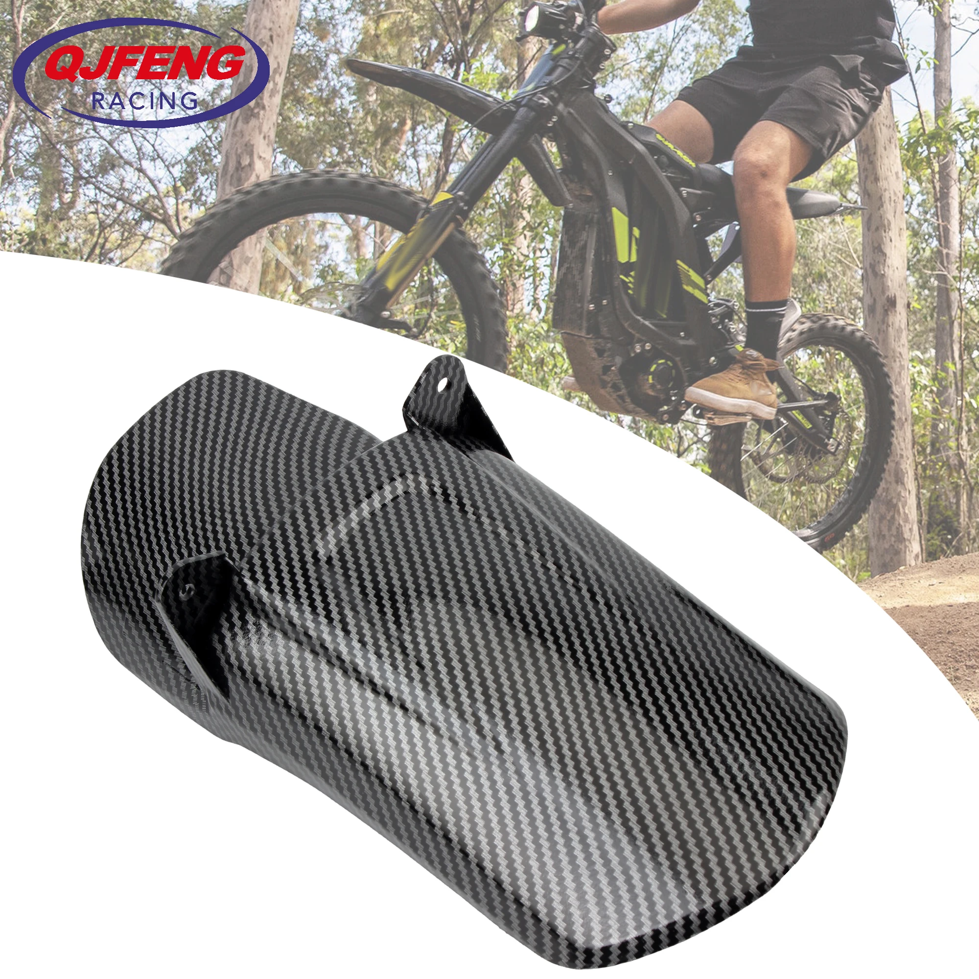 

For Surron Parts Motocross Mudguards Rear Fender Carbon Fiber Color Accessories Rear Fender Refit For Sur-Ron Light Bee S X