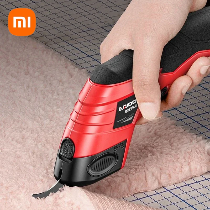 Xiaomi 4.2V Cordless Electric Scissors For Cloth Carpet Leather Hand-held Circular Knife Cutting Machine Rechargeable Power Tool