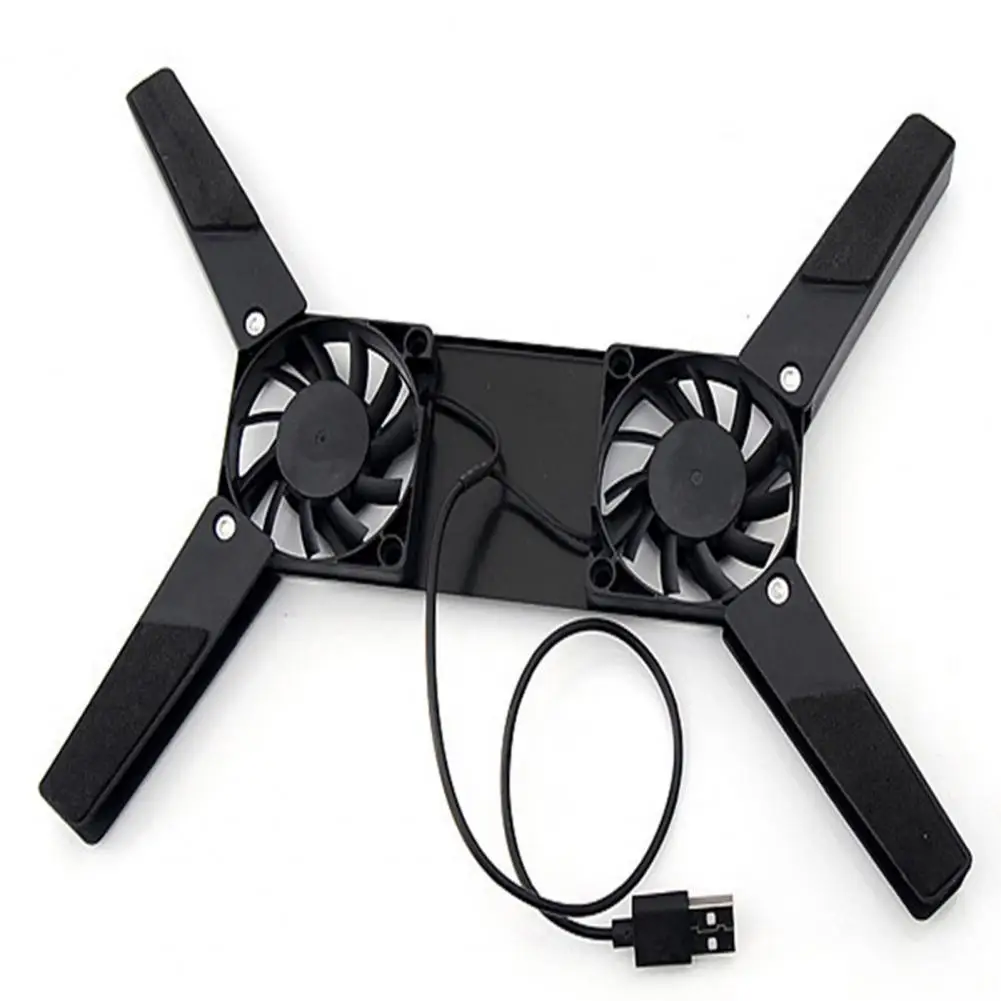 USB Laptop Computer Cooler Brushless Fan Mute Anti-scratch ABS Universal Foldable Computer Laptop Cooler