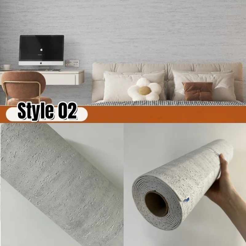 Zacht Imiteren Romeinse Travertijn Leisteen Wallpapers 3D Getextureerde Verdikking Wandpaneel Schaalbare Flexibele Zelfklevende Muurstickers