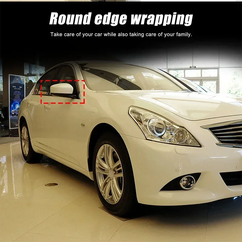 

For INFINITI G Series G25 G37 Q40 Q60 2009-2015 Car Exterior Mirror Decorative Cover Real Carbon Fiber Exterior Accessories