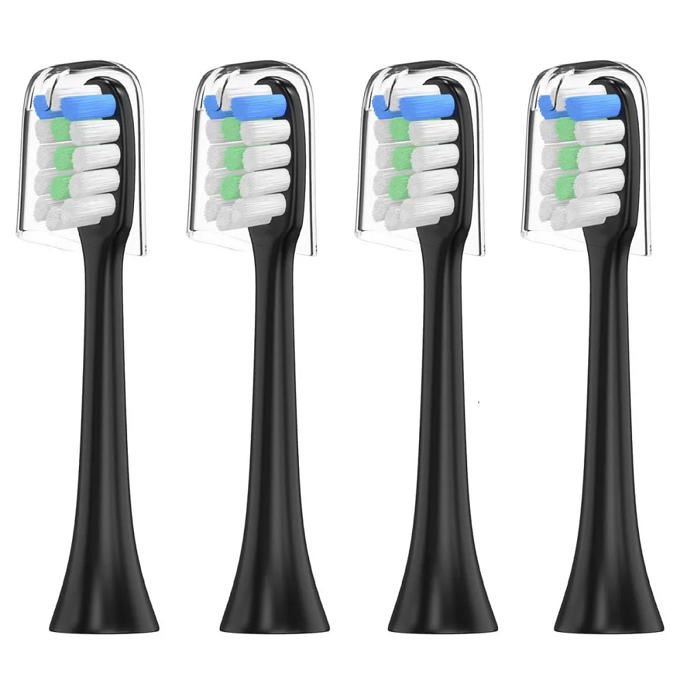 4 Pcs/Pack Replacement Brush Heads for SOOCAS V1/X1/X3/X5/X3U/X3PRO/v1/v2 Electric Toothbrush Heads Soft DuPont Bristle Nozzles