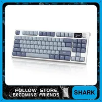 Attack Shark K86 Mechanical Keyboard TFT Screen and CNC Knob The Third Mock Examination 5-Layer Fill Hot Plug Game PC Keyboard