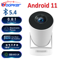 WOOPKER Projector HY300 Plus 4K 1280x720P Android11 300ANSI Allwinner H713 Wifi6 Blurtooth5.4 Home Theater Cinema Mini Projector