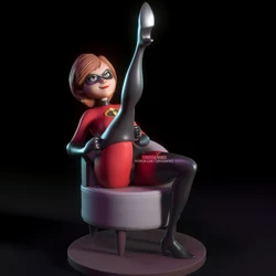 Elasti Girl Full Resin Figure 1/24 Scale 75mm Assemble Miniature Model Kit Unassembled Unpainted Diorama Toys