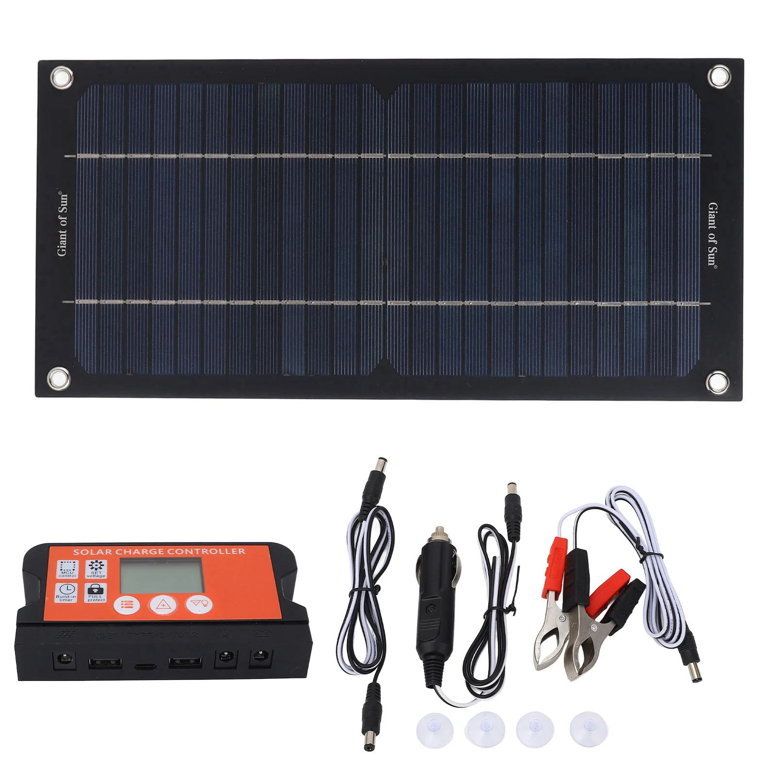 

Solar Panel Portable Solar Kit High Output Efficiency High Conversion Rate for Outdoor Agriculture