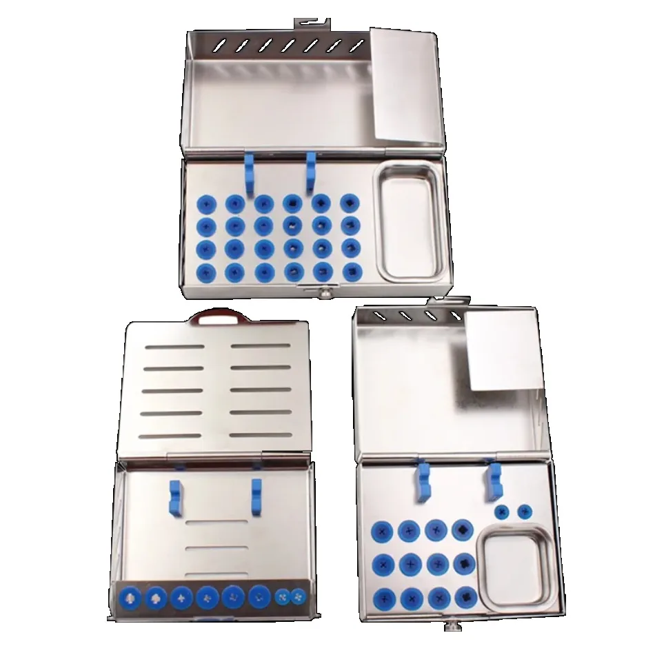 Dental Implant Tool and Instrument Box Stainless Steel Implant Tool and Instrument Placement Management Box