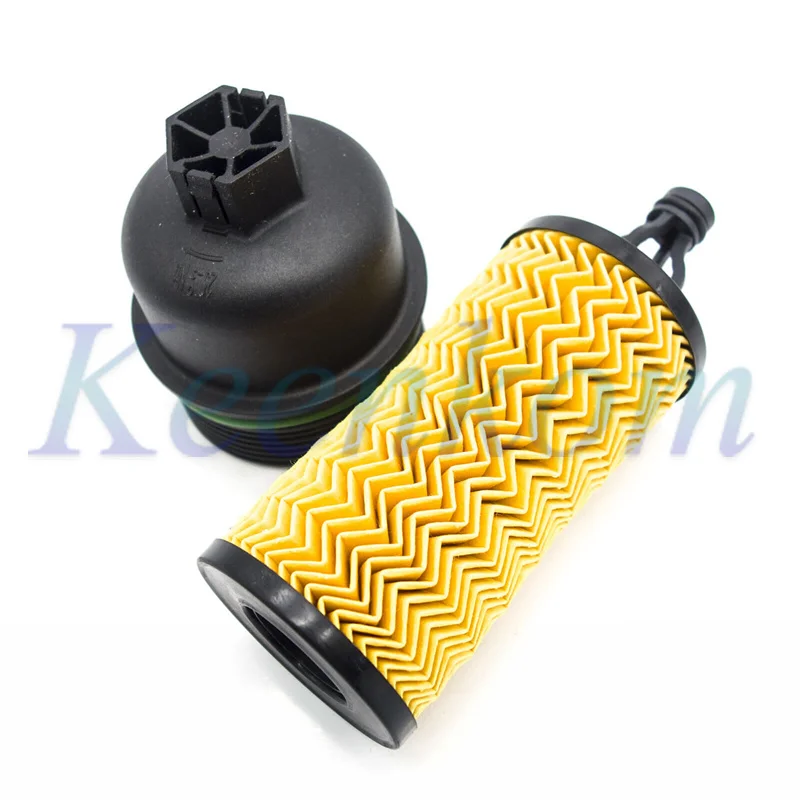 000311401 Car Oil Filter Housing Cap Cartridge Insert For 2014-2019 Maserati Ghibli Quattroporte Levante 3.0L V6 000311401