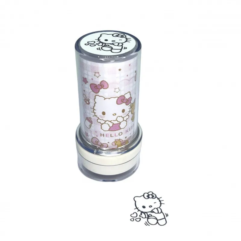 Hellokitty ختم الكرتون عالية القيمة اليد الباب DIY الزخرفية ختم صورة الحرفية لوازم شعار مخصص زيت الطباعة