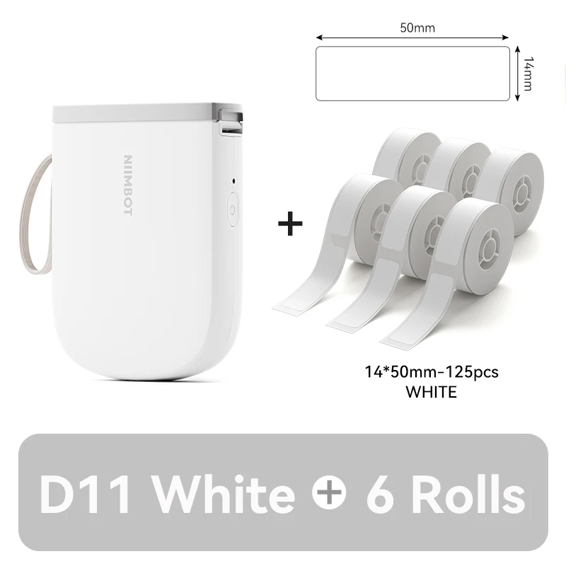 NIIMBOT D11 Nieuwe Versie Labelprinter Mini Draagbare 300 DPI Bluetooth Draadloze Label Maker Naamplaatje Keuken Sticker PrintingMaker