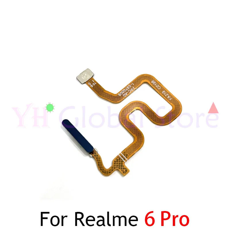 For OPPO Realme 6 / 6 Pro / 7 / 7i Fingerprint Reader Touch ID Sensor Return Key Home Button Flex Cable Repair Parts