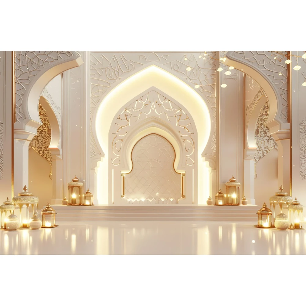 Eid Party Theme Traditional Background Ramadan Mubarak Decoration Home Islamic Muslim Kareem Eid Al Adha Photography Backdrop