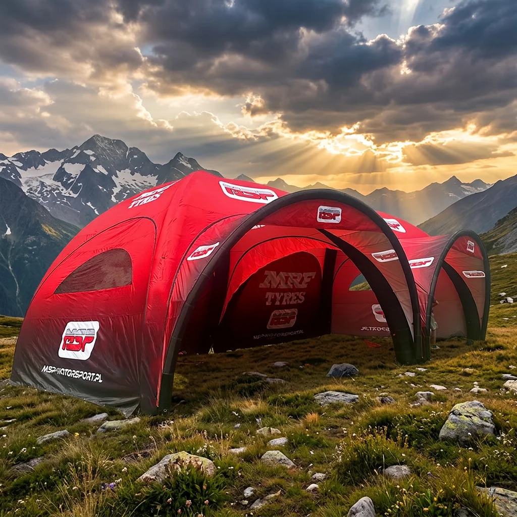 Inflatable Promo Tent for Festivals & Exhibitions Custom Size with Logo Printing