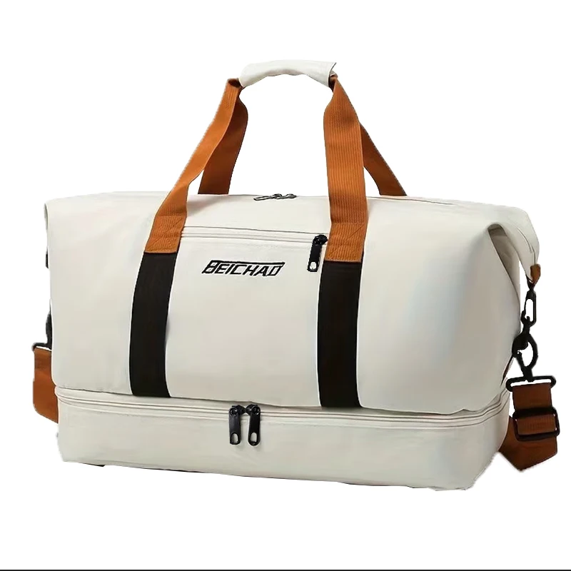 Hochwertige Oxford-Reisetasche, tragbare Sporttasche mit abnehmbarem Riemen für Wochenendreisen, Sport- und Geschäftsreisen. – Detail 6