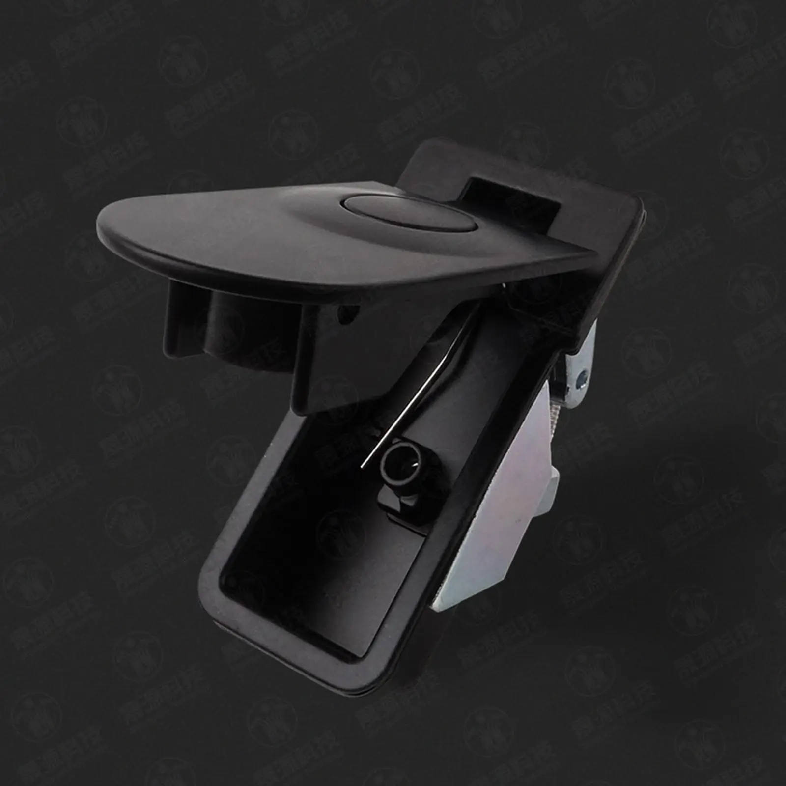 Compression Latch Keyed Flush Mount Heavy Duty for RV Trailer Easy Installation Press Type Sleek Zinc Alloy Trigger Latch