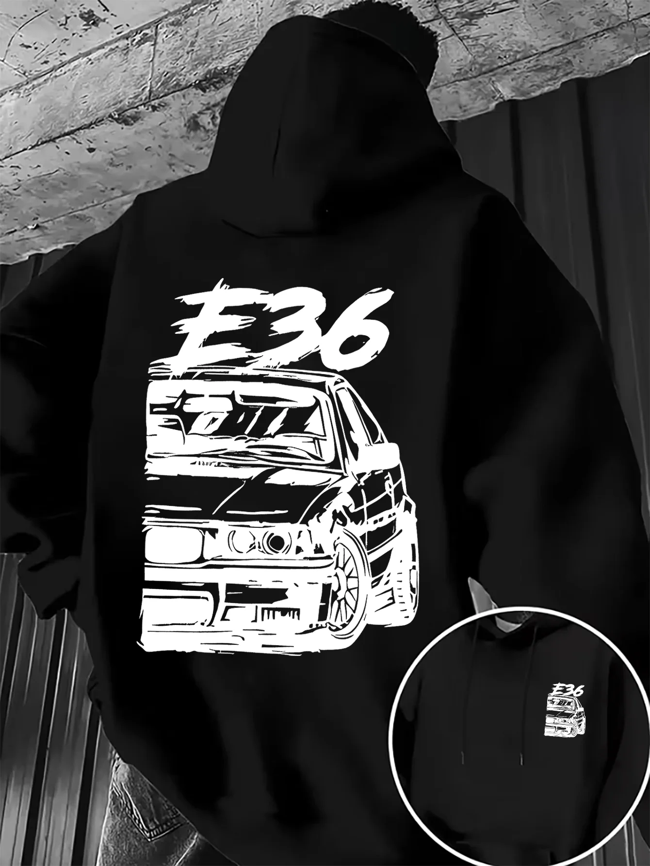 New Men Hooded Pullover, Unique Pattern & Letter Graphic Design, Versatile Casual Style, Comfort Streetwear Tops For Daily Wear.