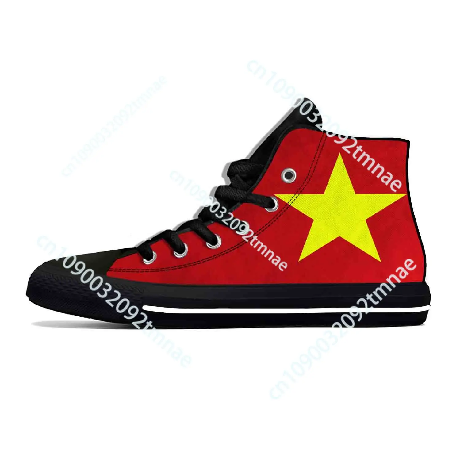 

Hot Summer Vietnam Vietnamese Flag Patriotic Casual Cloth Casual Shoes High Top Latest Sneakers Men Women Classic Custom Shoes