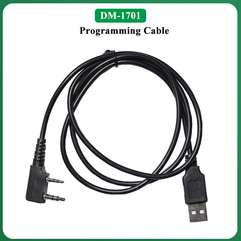 Baofeng DM 1701 kabel do programowania USB dla DM-1801 DM-1802 DM-1702 DM-1702B DM-5R RD-5R DMR Walkie Talkie Radio akcesoria sterownik