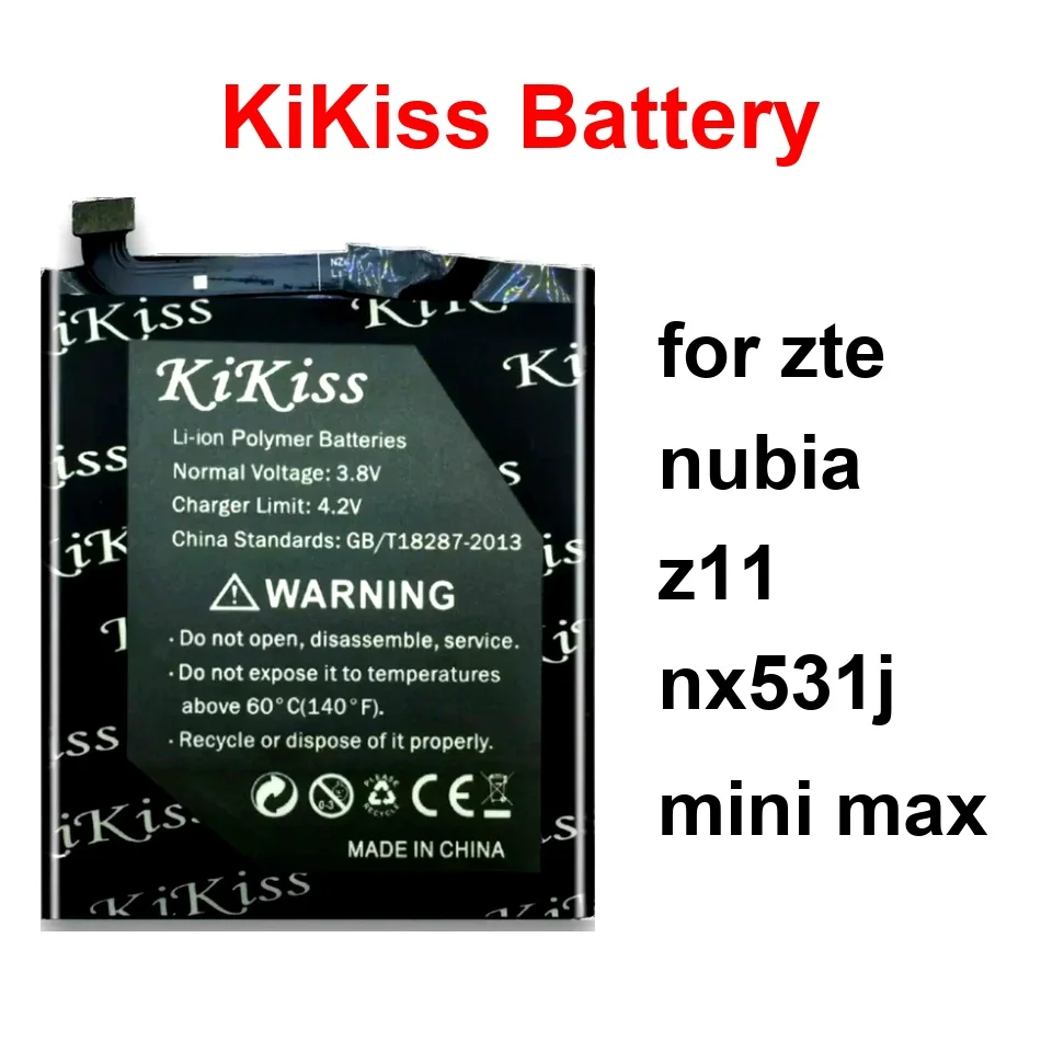 

3800-5400Mah Li3829t44p6h806435 LI3827T44P6H726040 Li3839t43p6h406790 For Zte Nubia Z11 Nx531j Mini Max Mobile Phone Battery