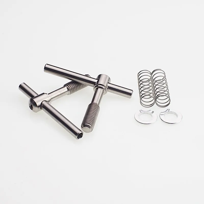 1 pair folding bike nov titanium hinge clamp for brompton bike nov original hinge clip wrench