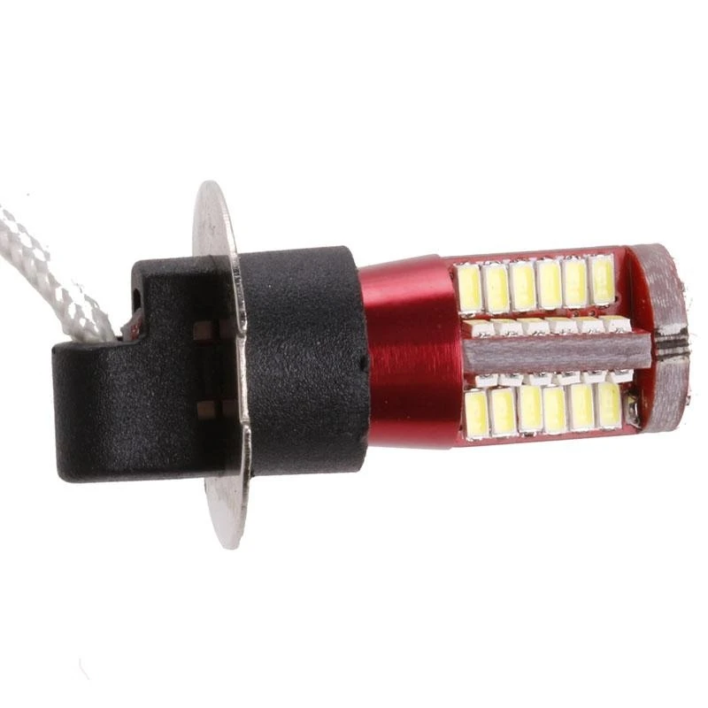 H7BD New DC12V 3014-57 Car LED Side Light Bulbs Car Fog Lamp Canbus Error