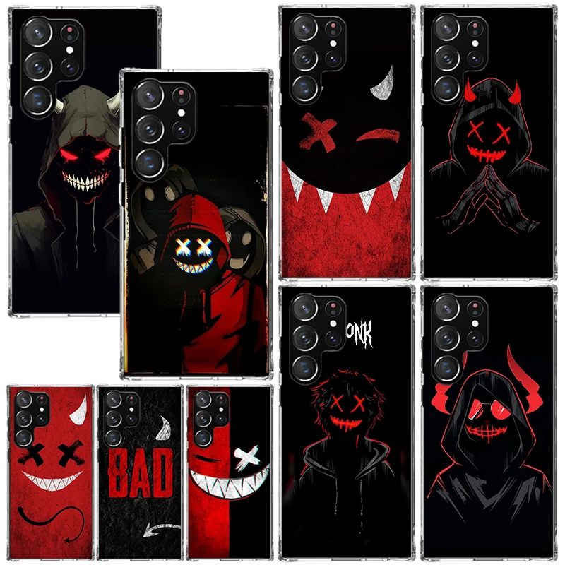 Devil Bad Boy Anime Phone Case For Samsung Galaxy S26 S25 Edge S24 FE S23 S22 Ultra S21 Plus S20 + Art Fundas Back Cover Galaxy 