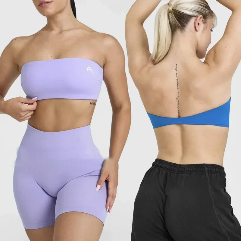 

Женский спортивный бюстгальтер пуш-ап со встроенной подкладкой — бесшовный топ для тренировок для йоги для фитнеса, бега и танцев, впитывающий влагу, высокая поддержка