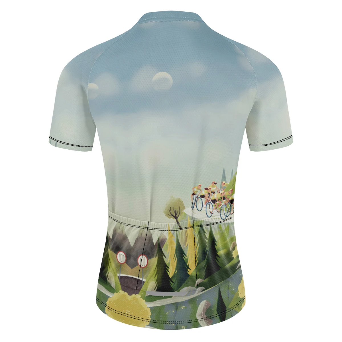 2024 cycling clothes  summer men funny bicycle shirt cycle short sleeve MTB jersey road bike clothing